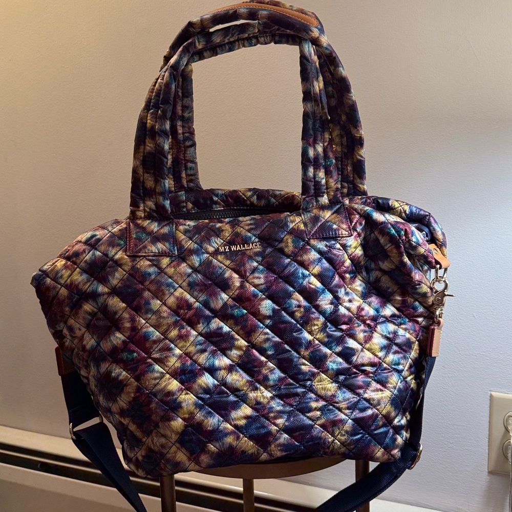MZ Wallace Quilted Metro Tote in Winter Prism